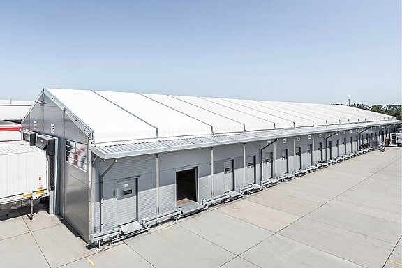 Industriehalle aus Aluminium