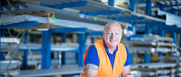 Mitarbeiter von Herchenbach Industrial Building im Lager